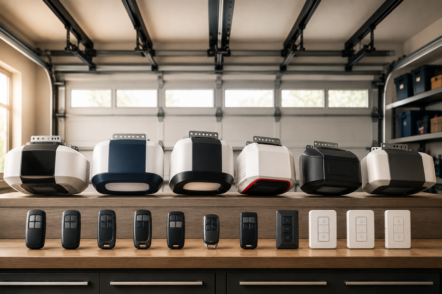 Top garage door opener brands available in Baytown TX